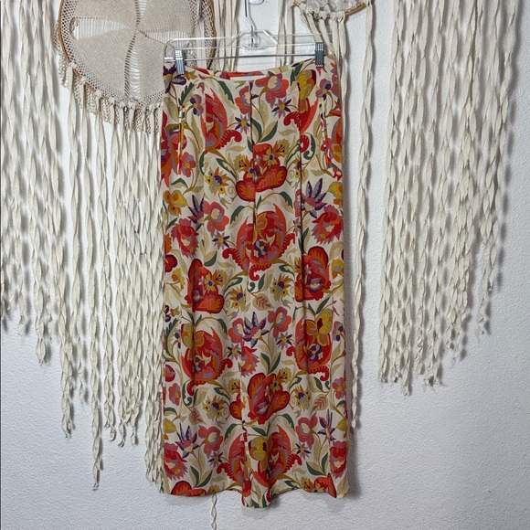 Etro Pants - Etro Women’s Colorful Wide Leg Cropped Pants Size 40/XS